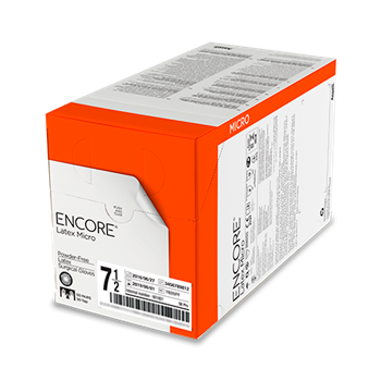 Ansell Encore Micro Latex Surgical Gloves, Box of 50 pair