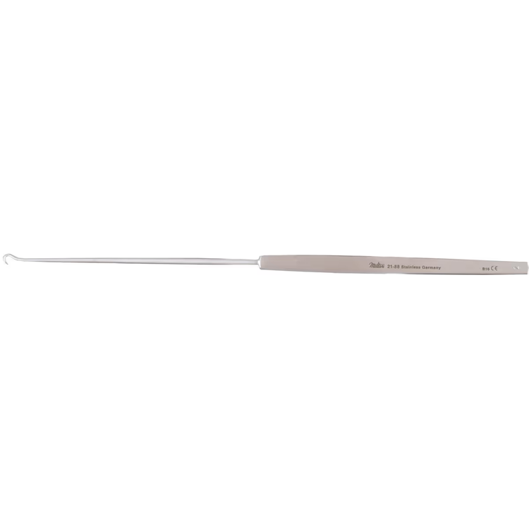 Miltex 21-88 Gillies Skin Hook 7" Shepherd's Hook, 4.2mm Dia., Sharp