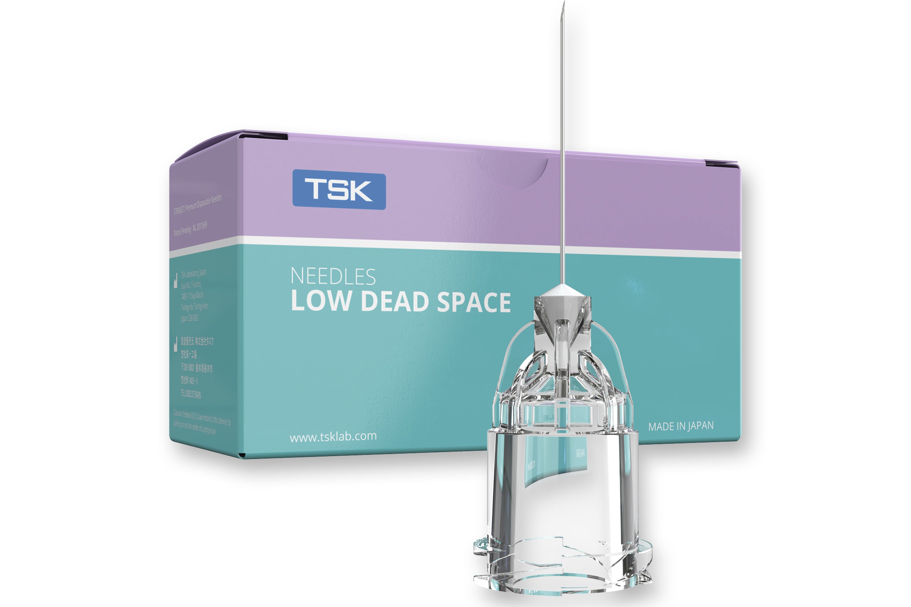 TSK Low Dead Space Needles, 30g x 1/2in, 100/Box - Delasco