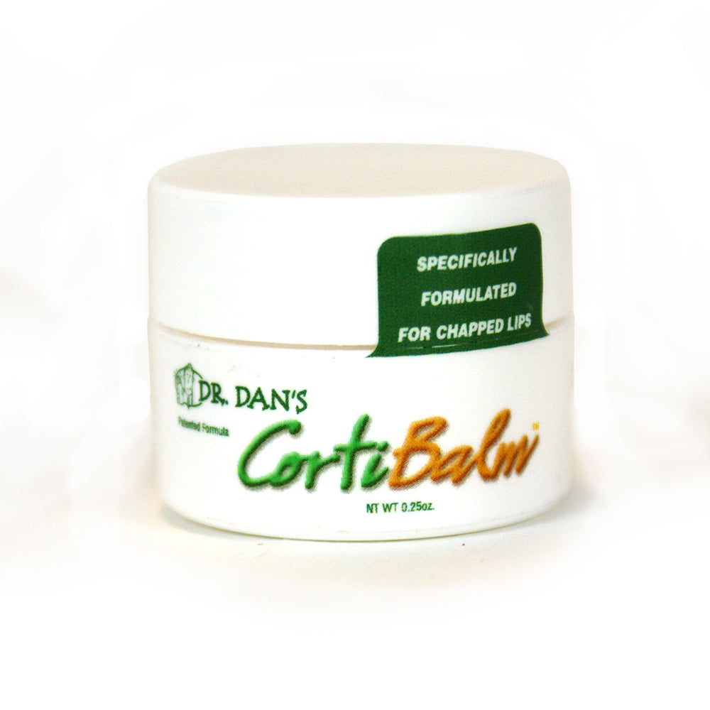 Dr. Dan's CortiBalm Medicated Lip Balm, 0.25 oz jar