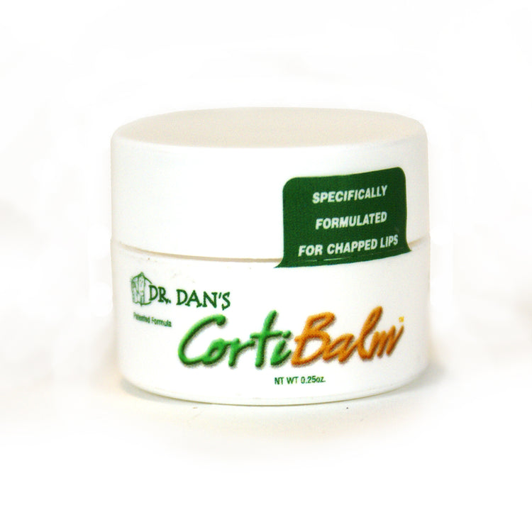 Dr. Dan's CortiBalm Medicated Lip Balm, 0.25 oz jar