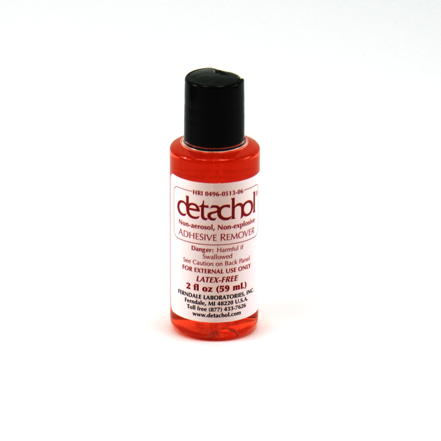 Ferndale 0496-0513-06 Detachol Adhesive Remover with Dispenser Cap, 2 oz