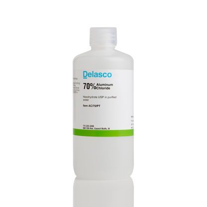 Delasco AC/70/PT Aluminum Chloride 70% in Water pint