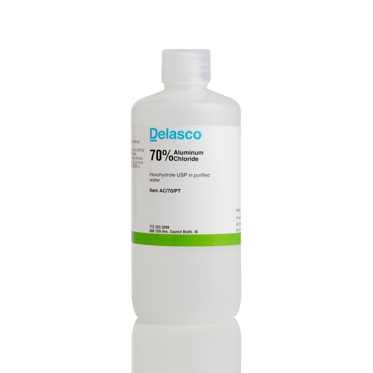 Delasco AC/70/PT Aluminum Chloride 70% in Water pint