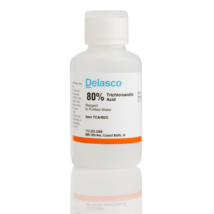 Delasco TCA/80/2 Trichloroacetic Acid 80% 2 oz