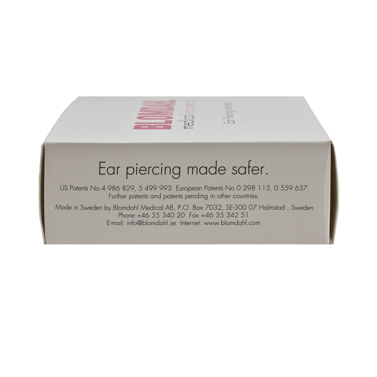 Blomdahl Mini Ear Piercing Gun with accessories