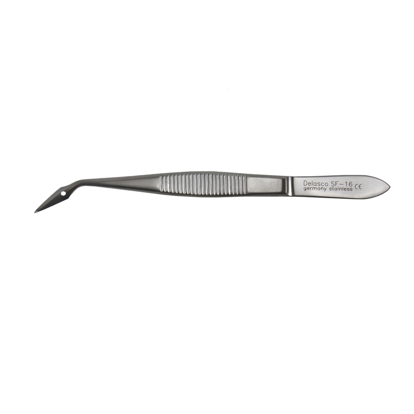 Delasco SF-16 Carmalt Splinter Forceps, 4 1/4", Curved