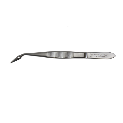 Delasco SF-16 Carmalt Splinter Forceps, 4 1/4", Curved