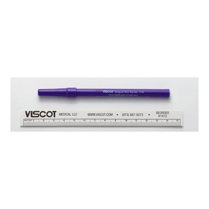 Viscot 1436SR-10 Ultra Fine Gentian Violet Surgical Skin Marker, Sterile, Pack of 10