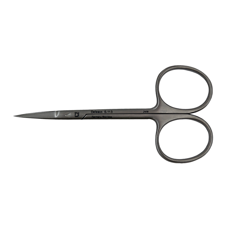 Delasco S-113 Iris Scissors 3.5 in Straight 20mm Sharp/Sharp