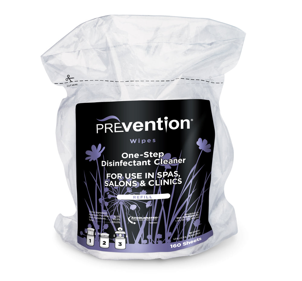 Prevention One-Step Disinfectant Cleaner Refill Wipes