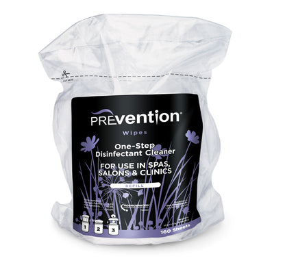 Prevention One-Step Disinfectant Cleaner Refill Wipes