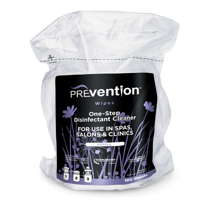Prevention One-Step Disinfectant Cleaner Refill Wipes