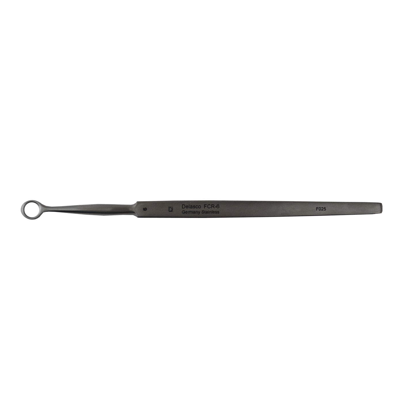 Delasco FCR-6 Fox Curette 5.5 in Straight 6mm Round