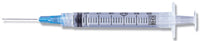 BD 309570 3 ml 25 G x 5/8 in. Hypodermic Luer Lock Tip Syringe with Needle