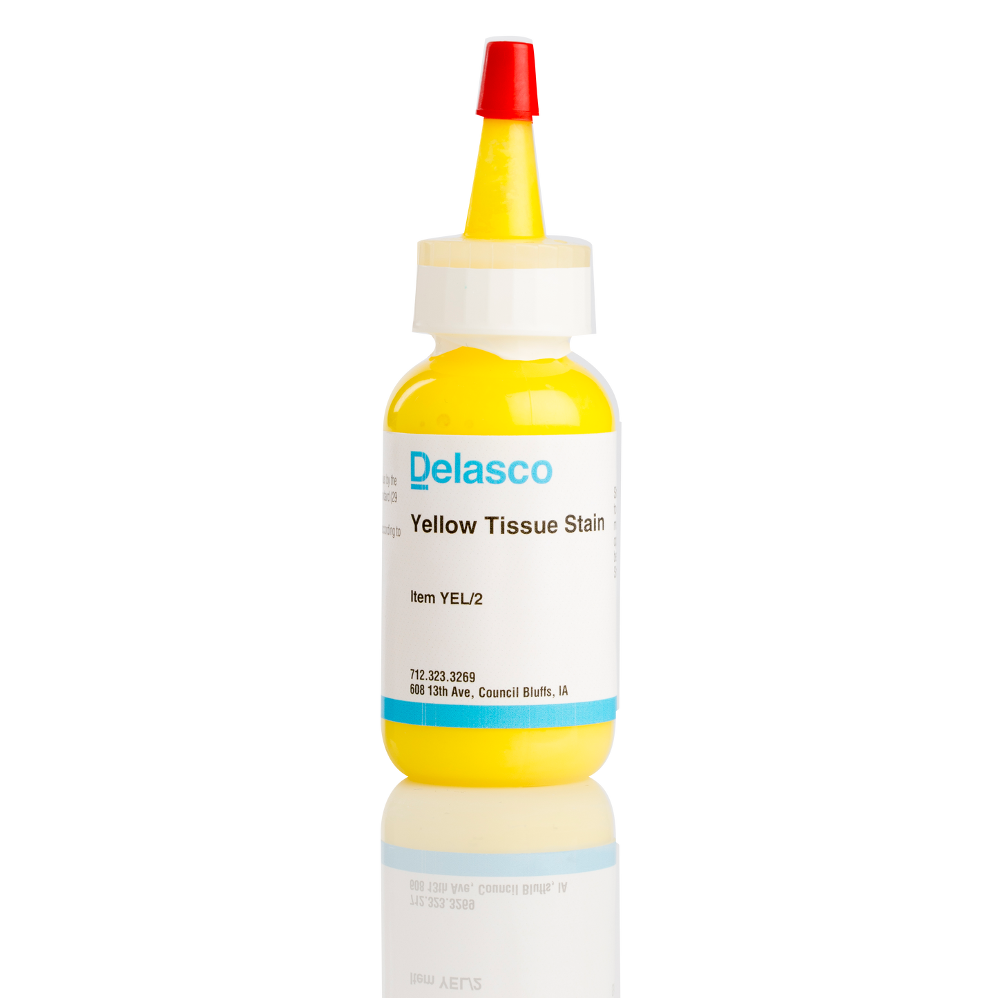 Delasco YEL/2 Yellow Tissue Stain, 1 oz
