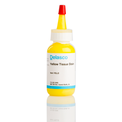 Delasco YEL/2 Yellow Tissue Stain, 1 oz