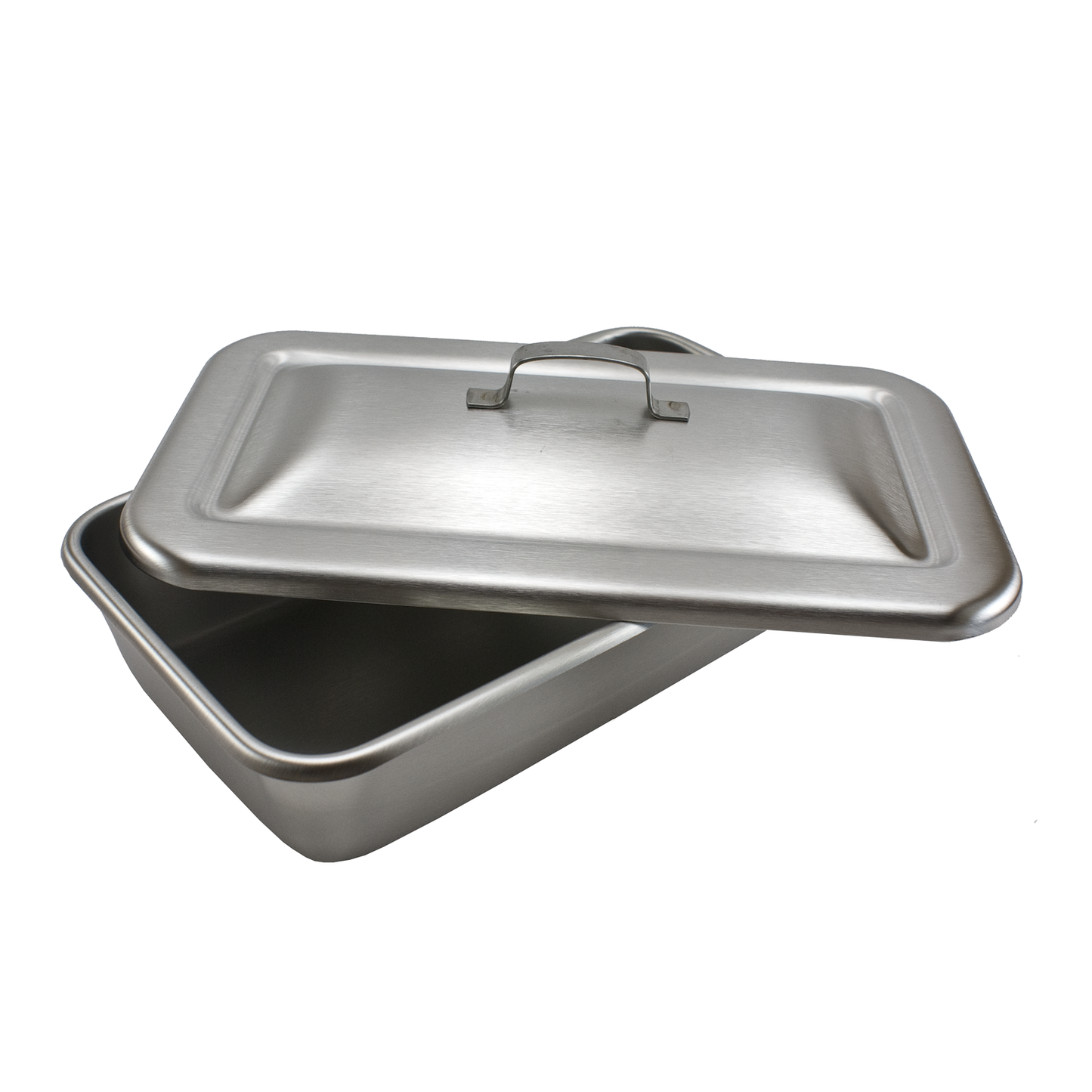 Stainless Steel Tray & Cover, 8 7/8" L x 5" W x 2" D