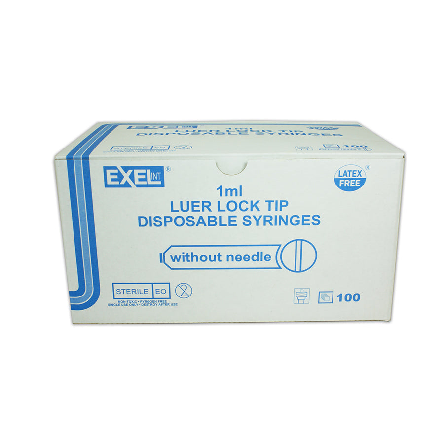 Exel 26050 1 ml Tuberculin Luer Lock Syringe