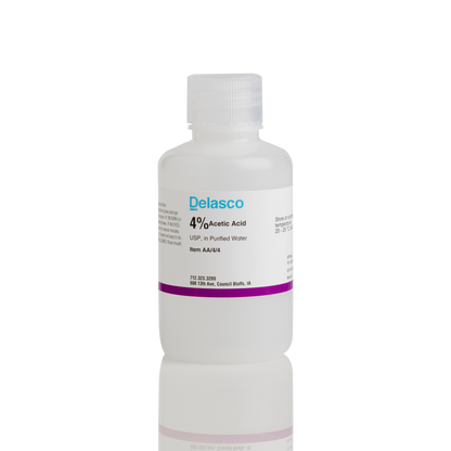 Delasco AA/4/4 Acetic Acid 4% 4 oz