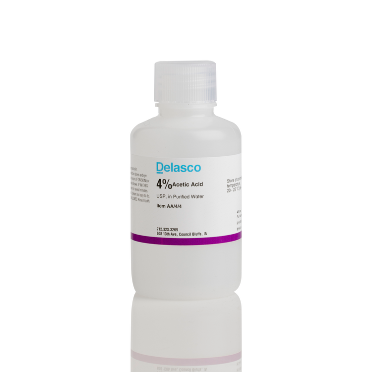 Delasco AA/4/4 Acetic Acid 4% 4 oz