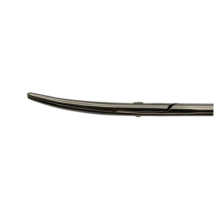 Dextra Curved Strabismus Scissors, 4 1/2in, B/B, Supercut, Serrated
