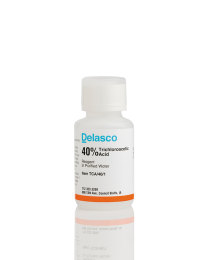 Delasco TCA/40/1 Trichloroacetic Acid 40% 1 oz
