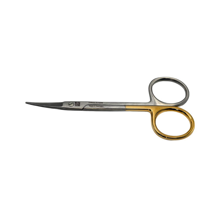 Dextra Curved Iris Scissors, 4 1/2 In, S/B, Super-Cut