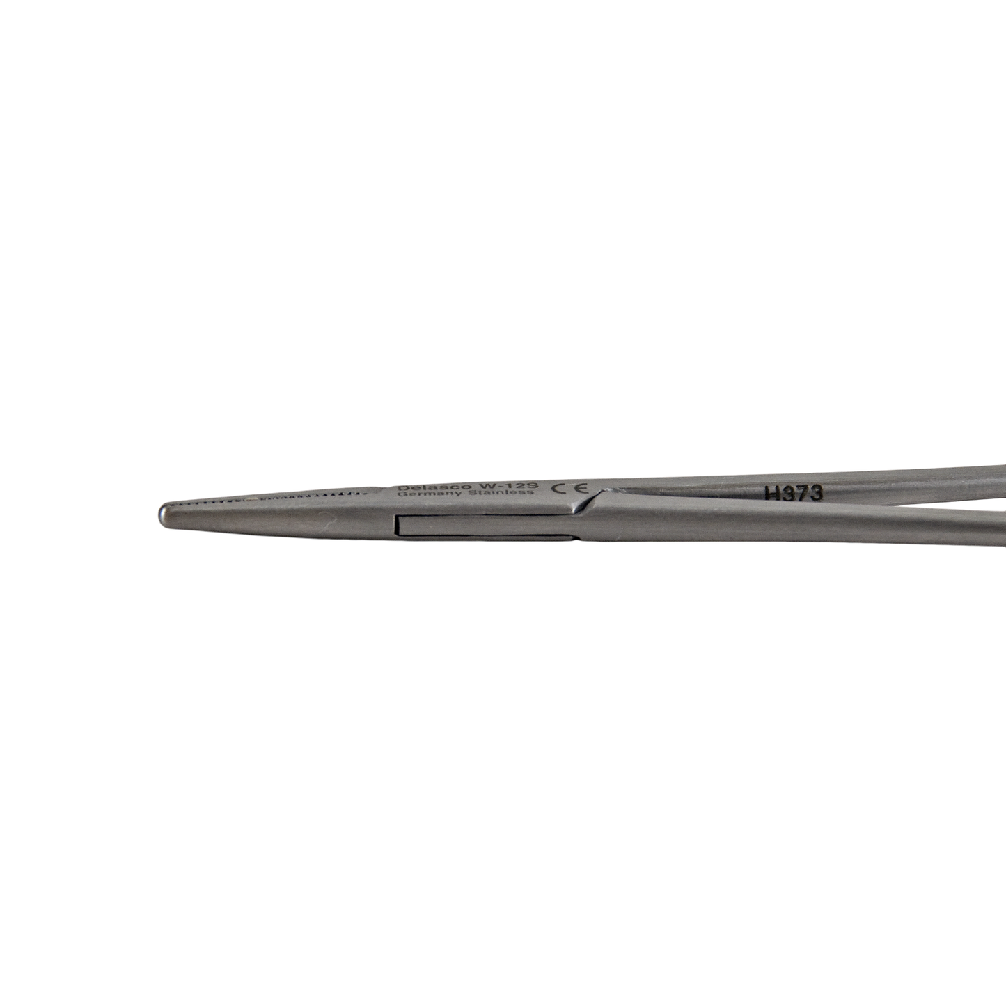 Delasco W-12S Webster Needle Holder 4.75" (12 cm) Extra Fine Serrations, Stainless Steel, Delicate