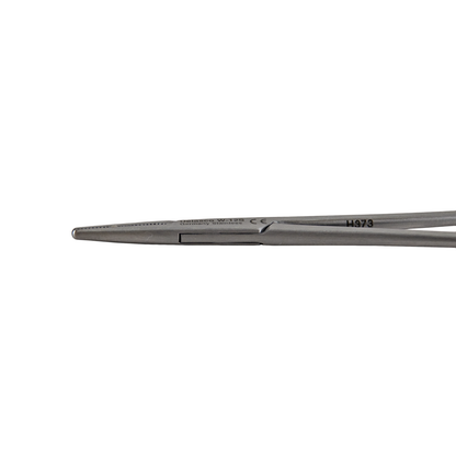 Delasco W-12S Webster Needle Holder 4.75" (12 cm) Extra Fine Serrations, Stainless Steel, Delicate