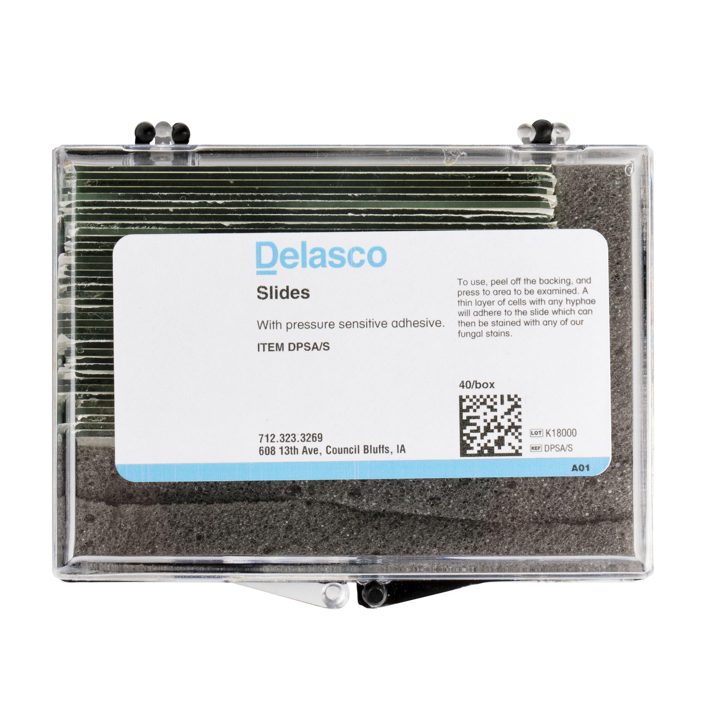 Pressure Sensitive Adhesive Slides | Delasco - Delasco